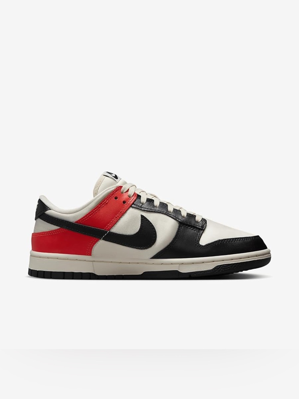 NEW* Nike Women's Dunk Low SE 'Black Toe Bright Crimson'